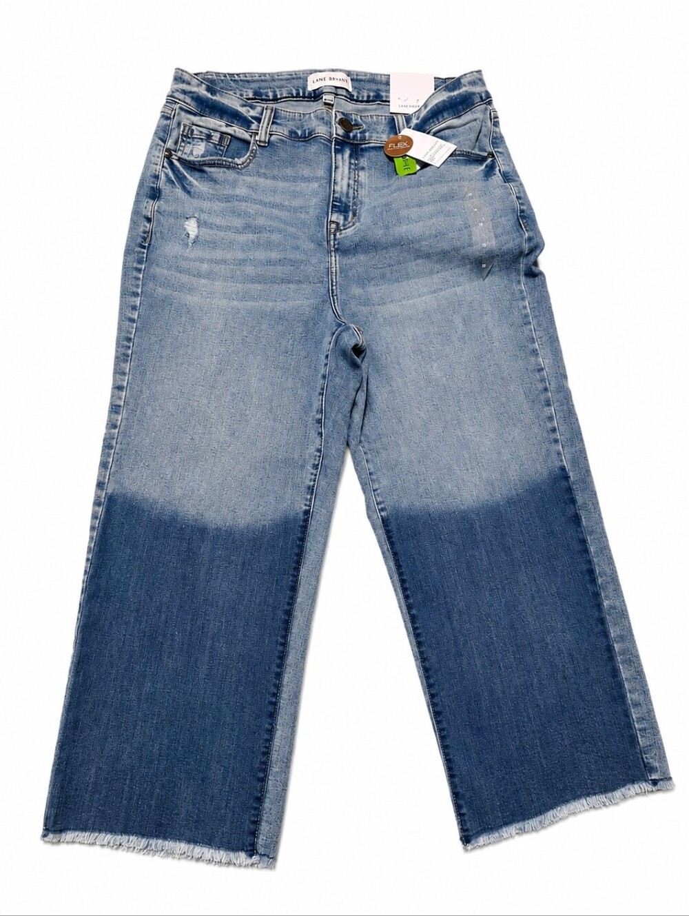 NWT Lane Bryant Wide Leg Crop Jeans  Signature Fit – Mid Rise 12W